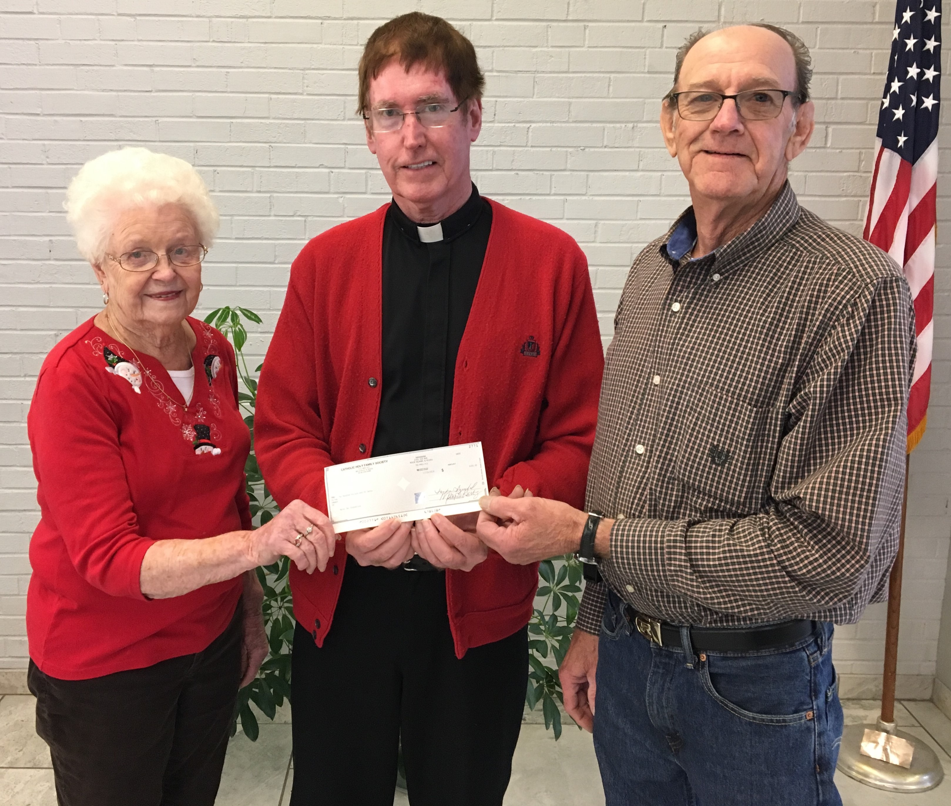 Catholic Holy Family Society Donation Mater Dei Catholic High School Breese, IL